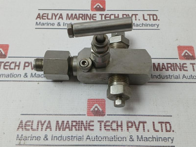 Alco Valves Gv4Ns-vp-bp Needle Valve A4-80 316Ss 6,000 Psi - Used