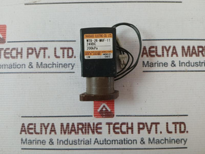 Takasago Wtb-2R-m6F-11 Diaphragm Isolation Valve Mb50141 24 Vdc - Used Takasago Wtb-2R-m6F-11 Diaphragm Isolation Valve Mb50141 24 Vdc - Used