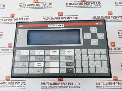Abb Mt-91-arc Fp A Operator Panel V.24/Rs-232-c 14-0V 60V/0,5A (Not Working) - For Parts Only