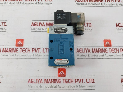 Rexroth 3723522220 Pneumatic & Control Valve 24Vdc 13W47 - Used Rexroth 3723522220 Pneumatic & Control Valve 24Vdc 13W47 - Used