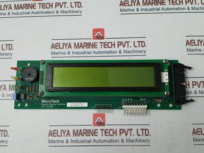 Microtech 0733785-01-0 Keypad Display Interface Assembly 323738 - Used Microtech 0733785-01-0 Keypad Display Interface Assembly 323738 - Used