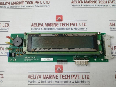 Microtech 0733785-01-0 Keypad Display Interface Assembly 279664 - Used Microtech 0733785-01-0 Keypad Display Interface Assembly 279664 - Used