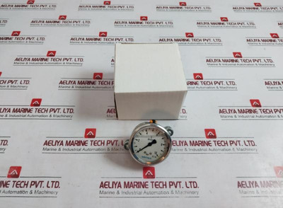Wartsila 0 To 10 Bar Pressure Gauge Meter En 837-1 Cl.1.6 - New Wartsila 0 To 10 Bar Pressure Gauge Meter En 837-1 Cl.1.6 - New