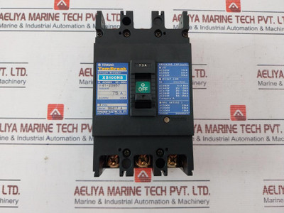 Terasaki Tembreak Xs100Nb Circuit Breaker 50/60Hz 41-20957 75A 2H2644Saa/K