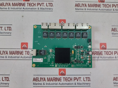 Waters 210000282 7 Port Ethernet Card Rev F Pcb 510000282 94V-0 - Used Waters 210000282 7 Port Ethernet Card Rev F Pcb 510000282 94V-0 - Used