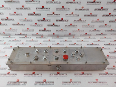Varco Bj Explosion Proof Drilling Mcb Manual Control Box Eex De Iic T6 120V 5A - Used Varco Bj Explosion Proof Drilling Mcb Manual Control Box Eex De Iic T6 120V 5A - Used