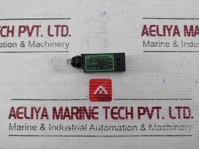 Lot Of 2X Murrelektronik 71281 Led Indicator Opac/Green 24V Ac/Dc - Used