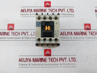 Telemecanique Ca4 Dn40 Control Relay Iec 337-1 Vde 0660 A600 Q600 24V Dc 40A - Used Telemecanique Ca4 Dn40 Control Relay Iec 337-1 Vde 0660 A600 Q600 24V Dc 40A - Used