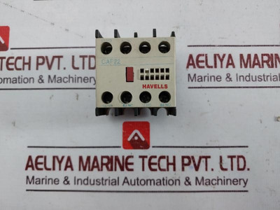 Havells Caf 22 Cosmic Star Contactor 750V 10A Ac-15 - Used Havells Caf 22 Cosmic Star Contactor 750V 10A Ac-15 - Used