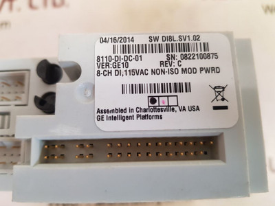 Ge 8110-di-dc 8 Channel Di Non- Isolated Module 24 Vdc (Not Working)