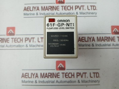 Omron 61F-gp-nt1 Floatless Level Switch 110Vac 50/60Hz Omron 61F-gp-nt1 Floatless Level Switch 110Vac 50/60Hz