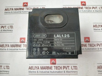 Landis & Gyr Lal1.25 Oil Burner Controller 220-240V 50-60Hz 3.5Va Series 02 - Used