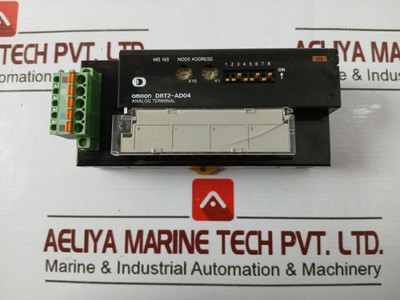 Omron Drt2-ad04 Analog Terminal Module 24Vdc 0.09A - Used