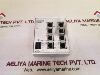 Beckhoff Cu2008-0000 8 Port Ethernet Switch 24V Dc Beckhoff Cu2008-0000 8 Port Ethernet Switch 24V Dc