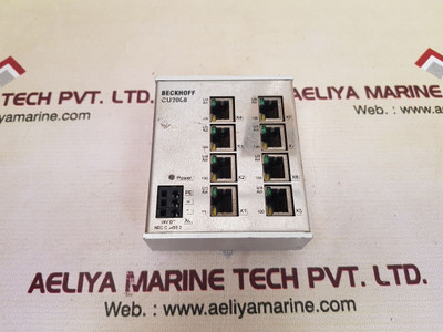 Beckhoff Cu2008-0000 8 Ports Ethernet Switch 24V Dc