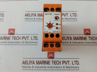 Minilec Uvt D1 Under Voltage Relay (Three Phase Three Wire) 415 Vac