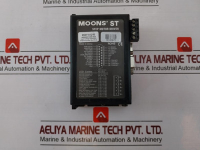 Moons’ Msst10-q-re Mingzhi Stepper Motor Driver 4696351000062 24-80 Vdc 10A Peak - Used Moons’ Msst10-q-re Mingzhi Stepper Motor Driver 4696351000062 24-80 Vdc 10A Peak - Used
