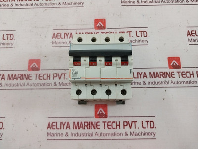 Legrand Dx3 Miniature Circuit Breaker C40 Cm/L-7222457 50Hz - Used