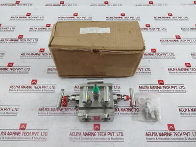 Excelock Svmf51123112 Five Valve Manifold E501 Ff Ss 316 - New Excelock Svmf51123112 Five Valve Manifold E501 Ff Ss 316 - New