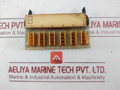 Skarpenord Data Cc-200 Printed Circuit Board Ncab 2 94V-0 Rel.1 - Used Skarpenord Data Cc-200 Printed Circuit Board Ncab 2 94V-0 Rel.1 - Used