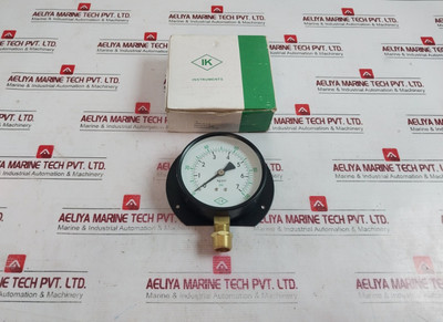 Ik Instruments 100-p-b Pressure Gauge 0-7 Kg/Psi