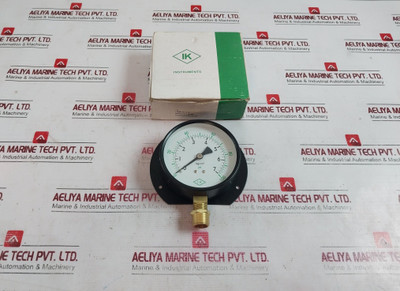 Ik Instruments 100-p-b Pressure Gauge 0-7 Kg/Psi
