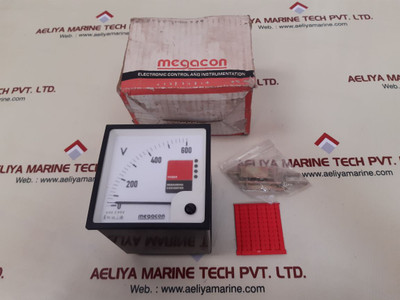 Megacon meve volt meter 0-600v Megacon meve volt meter 0-600v