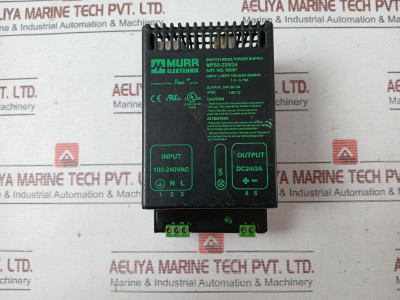 Murr Elektronik Mps3-230/24 Switch Mode Power Supply L/N/Pe 100-240V 50/60Hz Ip20