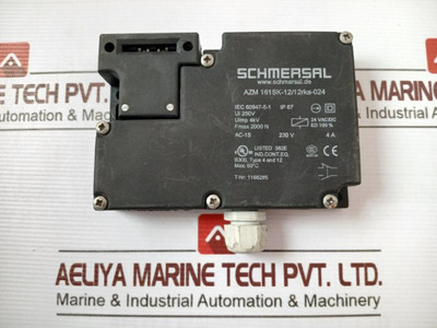 Schmersal Azm 161Sk-12/12Rka-024 Series Solenoid Interlock Switch Power To Lock - Used Schmersal Azm 161Sk-12/12Rka-024 Series Solenoid Interlock Switch Power To Lock - Used