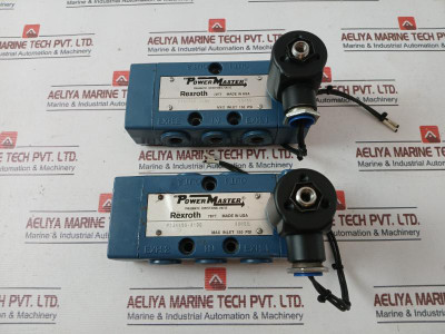 Rexroth Pt24106-9100 Pneumatic Directional Valve P50861-3 24 Hz Dc Mh1744