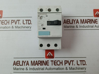 Siemens 3Rv1011-0Ja10 Circuit Breaker 50/60Hz Iec/En 60947-4-1 3Rv1901-1D - Used Siemens 3Rv1011-0Ja10 Circuit Breaker 50/60Hz Iec/En 60947-4-1 3Rv1901-1D - Used