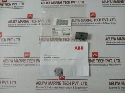 Abb Oa3G01 Auxiliary Contact Nema A600-r300 690V 18-14 Awg 10A 600Vac - New