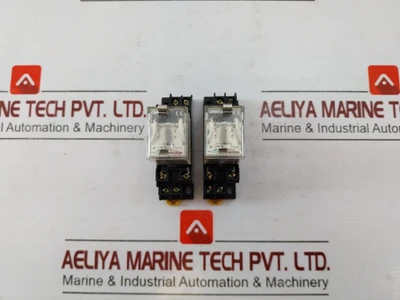Lot Of 2X Omron MY2N-D2 Miniature Power Relay 24Vdc 10A 250Vac 2831Y1