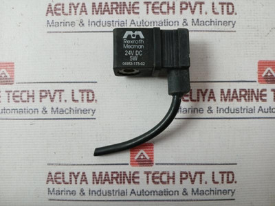 Rexroth Mecman 04983-175-02 Solenoid Coil 24V Dc 5W - Used Rexroth Mecman 04983-175-02 Solenoid Coil 24V Dc 5W - Used
