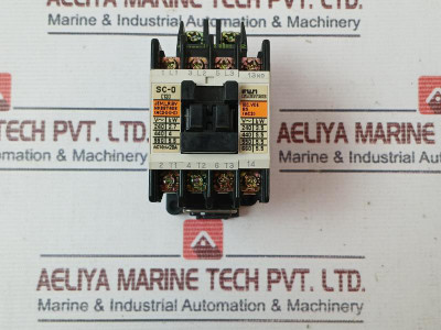 Fuji Electric Sc-0 [13] Magnetic Contactor 4Nc0F0 100-110V 60Hz 32A 1No Auxiliary