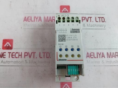 Bticino Bt-f411/4 Relay Actuator 007Cde43 12W18 070