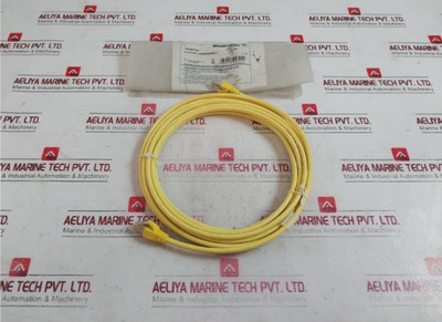 Weidmuller 1251580050 Ethernet Patch Cable Ie-c6Fp8Ly0050M40M40-y, E316369 - New
