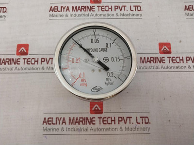 Sigmatech Cmhg Compound Gauge -0.1 To 0.2 Mpa 1.0