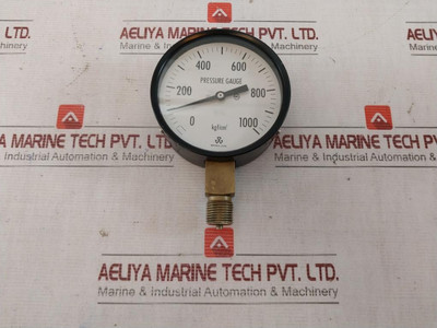 Woojin Ksb5305 Pressure Gauge 0-1000 Kgf/Cm2 1.5 - Used