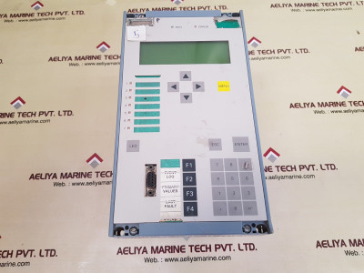 Siemens siprotec 7sj6101-5eb90-1fa0 protective relay with backlit text display