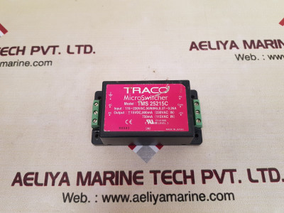 Traco Tms 25215C Power Supply Module 115-230Vac 50/60Hz 0.37-0.26A