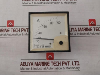 Meco-v S96 Ac Moving Iron Din Panel Ammeter 0-100A 100/5 16922