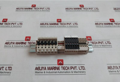 Honeywell 51202674-106 Din Rail Terminal Block Rev D Max 16A 24V