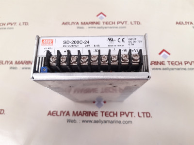 Mean Well Sd-200C-24 Switching Power Supply Dc24V