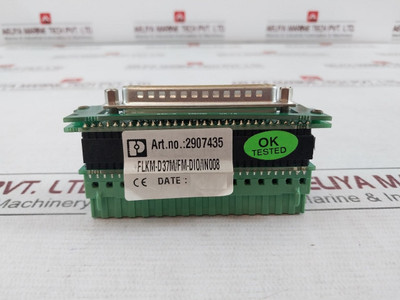 Phoenix Contact Flkm-d37M/Fm-dio/In008 Front Adapter 2907435 E304660 94V-0