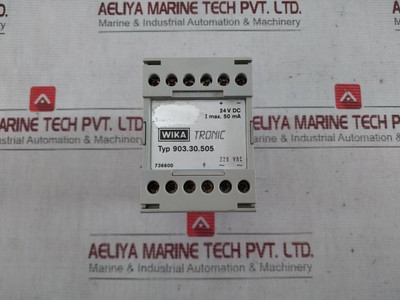 Wika 903.30.505 Tronic Pressure Transmitter 24Vdc 15194014 - Used