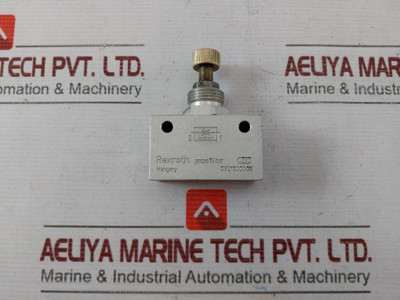 Rexroth 0821200005 Flow Control Valve 10 Bar - Used