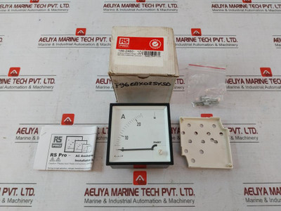 Rs Pro 186-2460 Din Ac Ammeter Analogue Panel Meter F96Eax025Xsd 0-30/50A - New