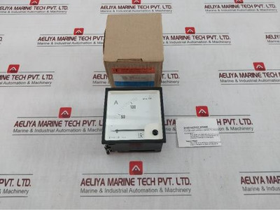 Rishabh Eq96 Ampere Panel Meter 5A Without Dial Scale X2 600V