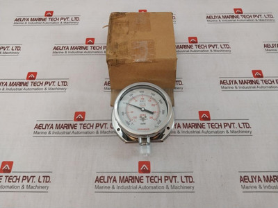 Grainger En 837-3 Diaphragm Pressure Gauge -100 To 300Millibar -1000 To 3000Mmwc - New